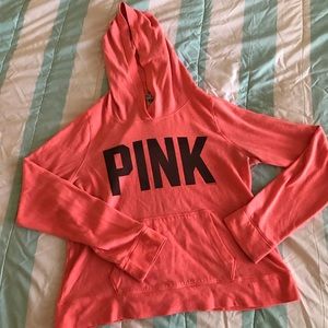 Pink VS light weight hoodie